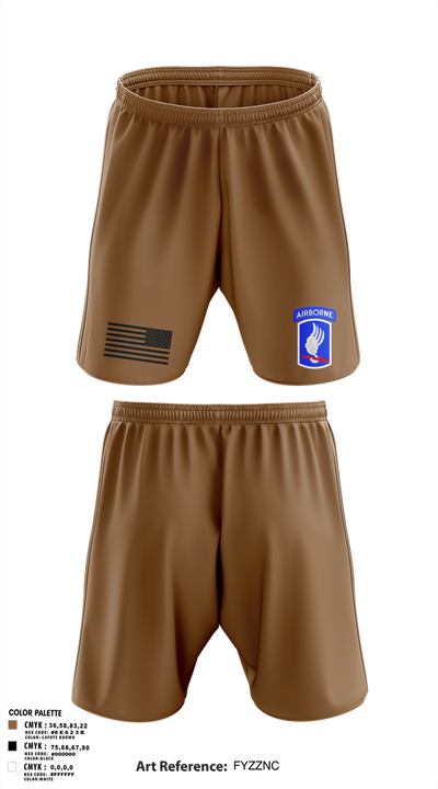 HHC, Brigade Support Battalion 173D IBCT(A) 58990050 Athletic Shorts With Pockets - 1