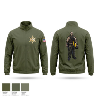 Windbreaker, Madera County Sheriff's Department, Police, Teamtime, Team time, sublimation, custom sports apparel, team uniforms, spirit wear, spiritwear, sports uniforms, custom shirts, team store, custom team store, fundraiser sports, apparel fundraiser