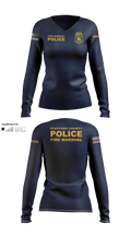Stafford County Fire Marshal's Office 23358939 Women's Long Sleeve V-neck Shirt - 100