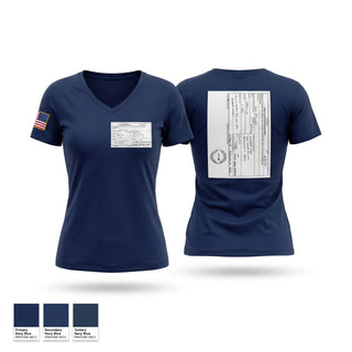 Womens Short Sleeve Vneck Shirt, Baptist Health Protective Services, Police, Teamtime, Team time, sublimation, custom sports apparel, team uniforms, spirit wear, spiritwear, sports uniforms, custom shirts, team store, custom team store, fundraiser sports, apparel fundraiser
