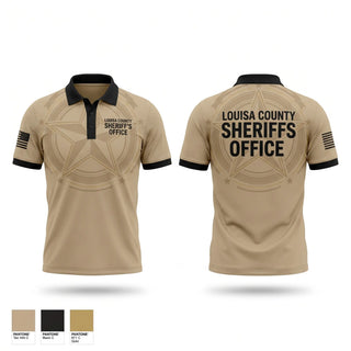 Short Sleeve Performance Polo, Louisa County Sheriff's Office, Police, Teamtime, Team time, sublimation, custom sports apparel, team uniforms, spirit wear, spiritwear, sports uniforms, custom shirts, team store, custom team store, fundraiser sports, apparel fundraiser