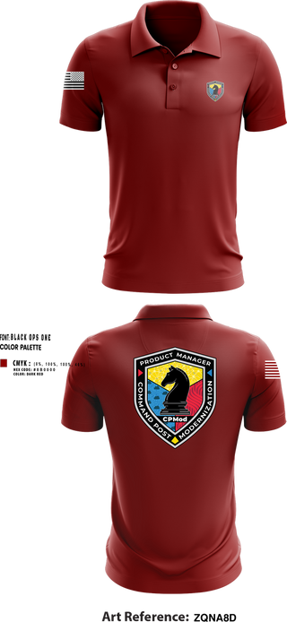 Short Sleeve Performance Polo, Command Post Modernization, , Teamtime, Team time, sublimation, custom sports apparel, team uniforms, spirit wear, spiritwear, sports uniforms, custom shirts, team store, custom team store, fundraiser sports, apparel fundraiser