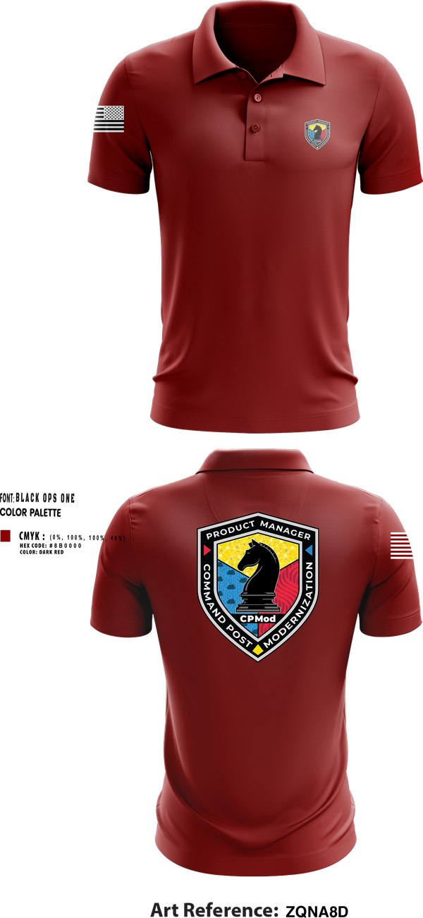 Short Sleeve Performance Polo, Command Post Modernization, , Teamtime, Team time, sublimation, custom sports apparel, team uniforms, spirit wear, spiritwear, sports uniforms, custom shirts, team store, custom team store, fundraiser sports, apparel fundraiser