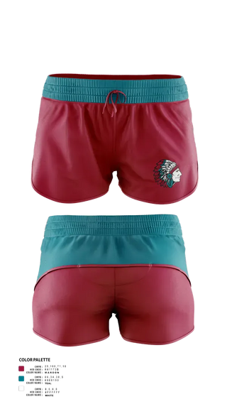 Womens Shorts, Shiprock High School Softball, Softball, Teamtime, Team time, sublimation, custom sports apparel, team uniforms, spirit wear, spiritwear, sports uniforms, custom shirts, team store, custom team store, fundraiser sports, apparel fundraiser
