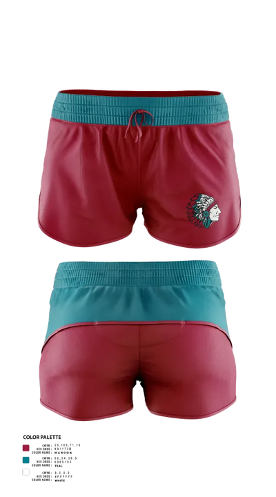 Shiprock High School Softball 65256762 Women's Shorts - 1