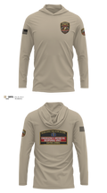 Sicangu Nation Tribal Defense Solutions Emergency Medical Response Unit (SNTDS‑EMRU) 83471508 Long Sleeve Performance Shirt with hood - 44