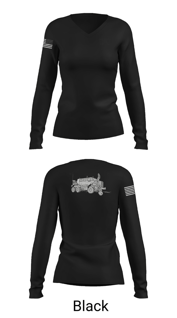 Womens Long Sleeve Vneck Shirt, 420th en co, Army, Teamtime, Team time, sublimation, custom sports apparel, team uniforms, spirit wear, spiritwear, sports uniforms, custom shirts, team store, custom team store, fundraiser sports, apparel fundraiser
