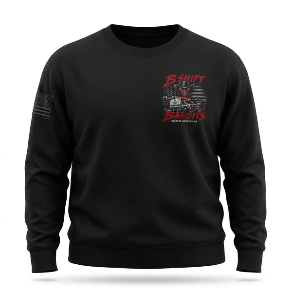 Crew Neck Sweatshirt, B-Shift Bandits, EMS/EMT, Teamtime, Team time, sublimation, custom sports apparel, team uniforms, spirit wear, spiritwear, sports uniforms, custom shirts, team store, custom team store, fundraiser sports, apparel fundraiser