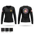 Erie County Sheriff's Office PBA 40882074 Women's Long Sleeve V-neck Shirt - 1