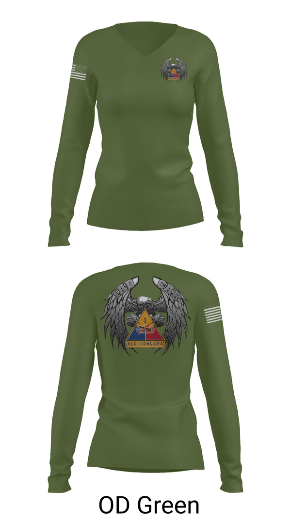 Womens Long Sleeve Vneck Shirt, 1AD CAB, , Teamtime, Team time, sublimation, custom sports apparel, team uniforms, spirit wear, spiritwear, sports uniforms, custom shirts, team store, custom team store, fundraiser sports, apparel fundraiser