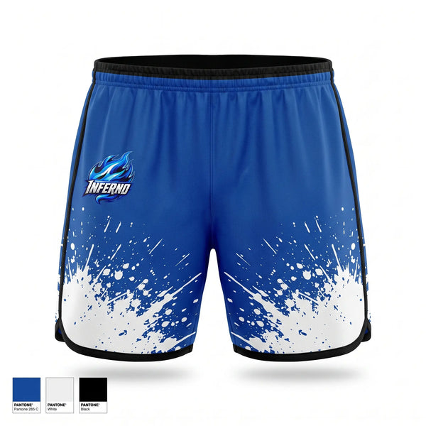 Athletic Shorts With Pockets, Inferno, Softball, Teamtime, Team time, sublimation, custom sports apparel, team uniforms, spirit wear, spiritwear, sports uniforms, custom shirts, team store, custom team store, fundraiser sports, apparel fundraiser
