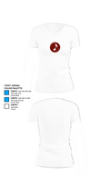 South Stokes Saura Band 30412407 Women's Short Sleeve V-neck Shirt - 18