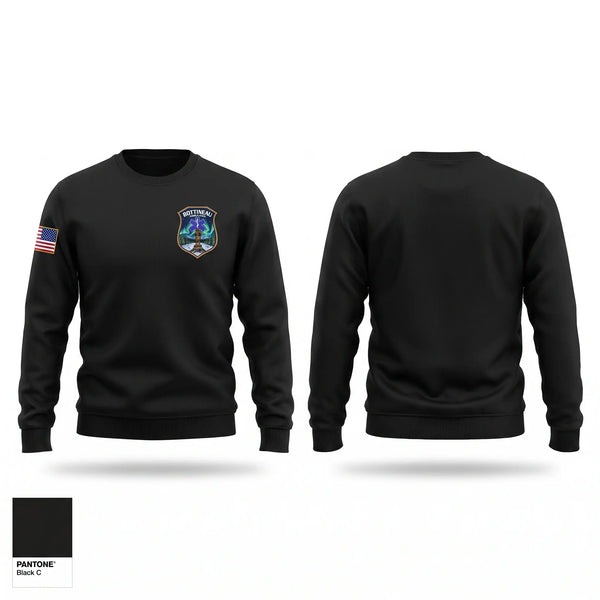 Crew Neck Sweatshirt, Bottineau Ambulance District, EMS/EMT, Teamtime, Team time, sublimation, custom sports apparel, team uniforms, spirit wear, spiritwear, sports uniforms, custom shirts, team store, custom team store, fundraiser sports, apparel fundraiser