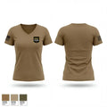 257th Military Police Company 53146703 Women's Short Sleeve V-neck Shirt - 1