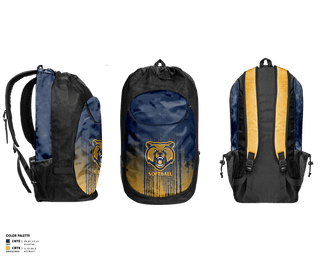 Gear Bag, Lancaster High School Softball, Softball, Teamtime, Team time, sublimation, custom sports apparel, team uniforms, spirit wear, spiritwear, sports uniforms, custom shirts, team store, custom team store, fundraiser sports, apparel fundraiser