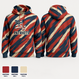 Hoodie, Patriots, , Teamtime, Team time, sublimation, custom sports apparel, team uniforms, spirit wear, spiritwear, sports uniforms, custom shirts, team store, custom team store, fundraiser sports, apparel fundraiser