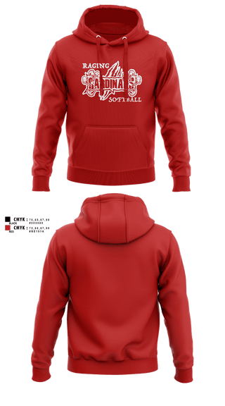 Hoodie, Raging Cardinals, Softball, Teamtime, Team time, sublimation, custom sports apparel, team uniforms, spirit wear, spiritwear, sports uniforms, custom shirts, team store, custom team store, fundraiser sports, apparel fundraiser