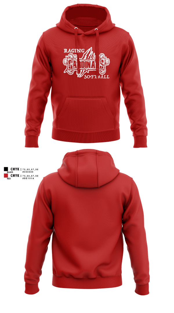 Hoodie, Raging Cardinals, Softball, Teamtime, Team time, sublimation, custom sports apparel, team uniforms, spirit wear, spiritwear, sports uniforms, custom shirts, team store, custom team store, fundraiser sports, apparel fundraiser