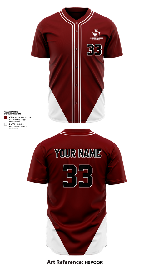 Full Button Baseball Jersey, Seaholm Maples Baseball, Baseball, Teamtime, Team time, sublimation, custom sports apparel, team uniforms, spirit wear, spiritwear, sports uniforms, custom shirts, team store, custom team store, fundraiser sports, apparel fundraiser