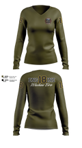 Waxhaw Fire Women's Long Sleeve V-neck Shirt - 13