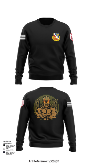 Crew Neck Sweatshirt, 317th ECC, Army, Teamtime, Team time, sublimation, custom sports apparel, team uniforms, spirit wear, spiritwear, sports uniforms, custom shirts, team store, custom team store, fundraiser sports, apparel fundraiser