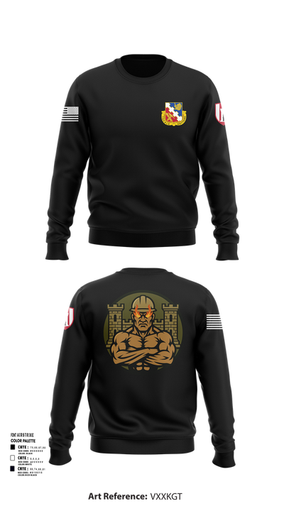317th ECC 65415028 Crew Neck Sweatshirt - 52