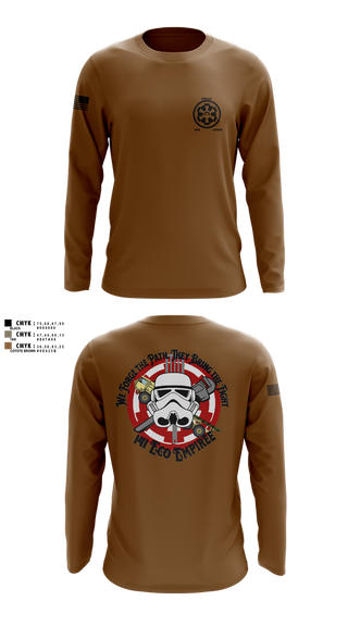 Long Sleeve Performance Shirt, 141 echo, Army, Teamtime, Team time, sublimation, custom sports apparel, team uniforms, spirit wear, spiritwear, sports uniforms, custom shirts, team store, custom team store, fundraiser sports, apparel fundraiser