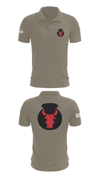 Short Sleeve Performance Polo, 2nd Brigade Combat Team, 34th Infantry Division, , Teamtime, Team time, sublimation, custom sports apparel, team uniforms, spirit wear, spiritwear, sports uniforms, custom shirts, team store, custom team store, fundraiser sports, apparel fundraiser