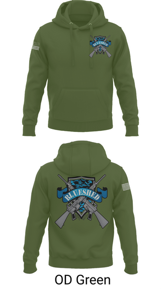 Hoodie, Blueshed Gun Shop, , Teamtime, Team time, sublimation, custom sports apparel, team uniforms, spirit wear, spiritwear, sports uniforms, custom shirts, team store, custom team store, fundraiser sports, apparel fundraiser
