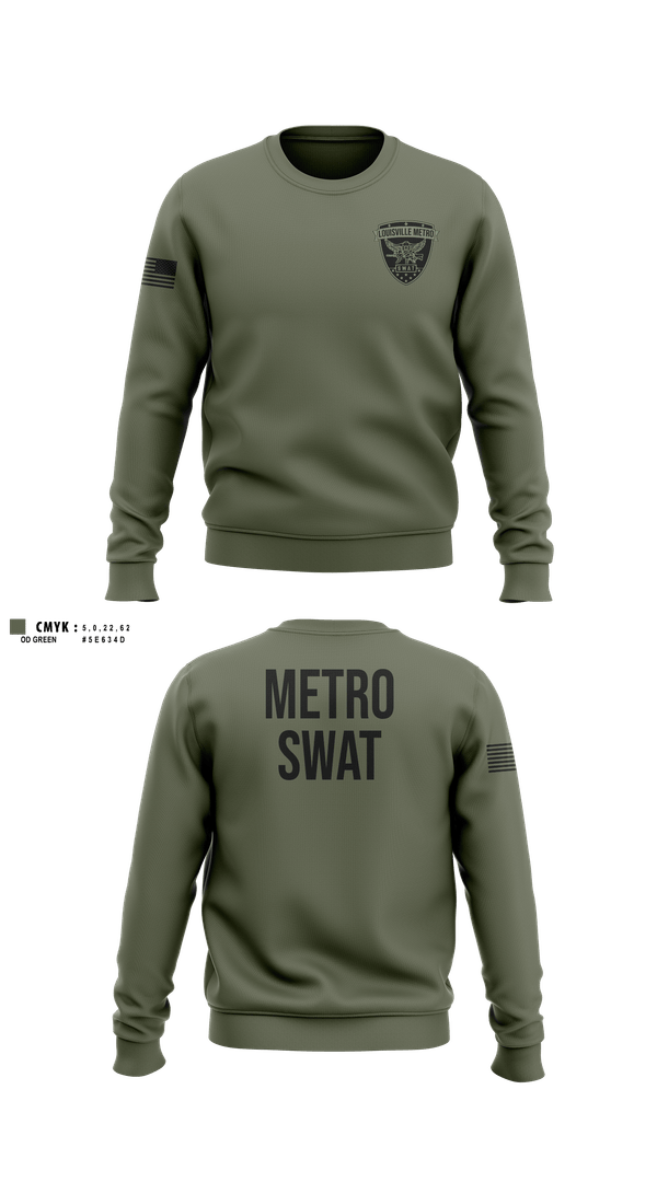 Crew Neck Sweatshirt, KY Rangers, Police, Teamtime, Team time, sublimation, custom sports apparel, team uniforms, spirit wear, spiritwear, sports uniforms, custom shirts, team store, custom team store, fundraiser sports, apparel fundraiser