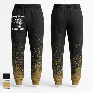 Joggers, Brinkley High School Basketball, Men's Basketball, Teamtime, Team time, sublimation, custom sports apparel, team uniforms, spirit wear, spiritwear, sports uniforms, custom shirts, team store, custom team store, fundraiser sports, apparel fundraiser