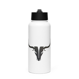 RV&V Construction 83067377 Stainless Steel Water Bottle with a Straw Lid