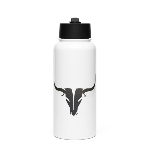 RV&V Construction 83067377 Stainless Steel Water Bottle with a Straw Lid