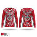 Burlington Softball 66356243 Women's Long Sleeve V-neck Shirt - 1