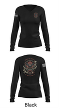 VRM-30 DET V 46300296 Women's Long Sleeve V-neck Shirt - 35