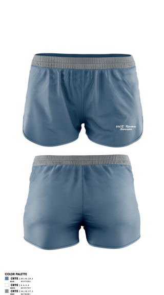 Womens Soccer Shorts, UCT Rams, Men's Soccer, Teamtime, Team time, sublimation, custom sports apparel, team uniforms, spirit wear, spiritwear, sports uniforms, custom shirts, team store, custom team store, fundraiser sports, apparel fundraiser