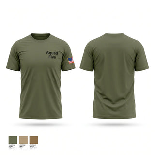 Old School Cotton Feel Shirt, Squad Five, Police, Teamtime, Team time, sublimation, custom sports apparel, team uniforms, spirit wear, spiritwear, sports uniforms, custom shirts, team store, custom team store, fundraiser sports, apparel fundraiser
