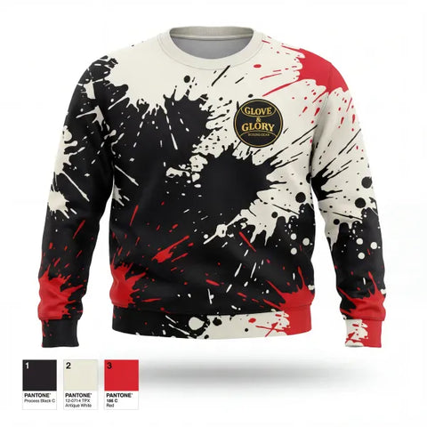 Crew Neck Sweatshirt, Glove & Glory, Bowling, Teamtime, Team time, sublimation, custom sports apparel, team uniforms, spirit wear, spiritwear, sports uniforms, custom shirts, team store, custom team store, fundraiser sports, apparel fundraiser