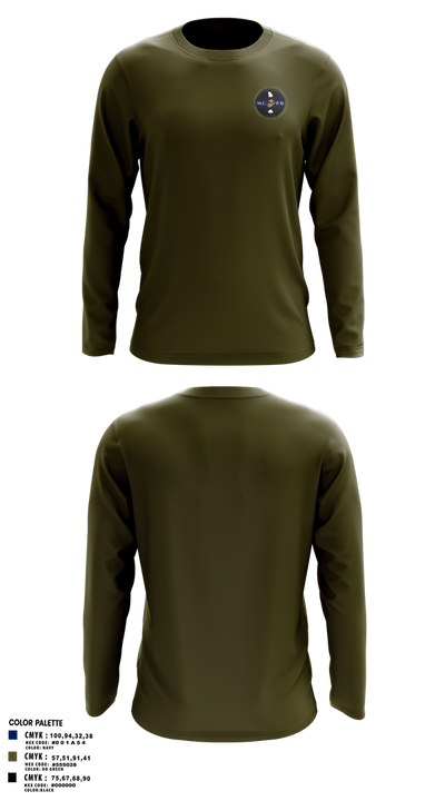 MCPD Albany. 69051575 Long Sleeve Performance Shirt 2