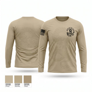 Long Sleeve Performance Shirt, 4th Battalion 9th Infantry Regiment, Army, Teamtime, Team time, sublimation, custom sports apparel, team uniforms, spirit wear, spiritwear, sports uniforms, custom shirts, team store, custom team store, fundraiser sports, apparel fundraiser