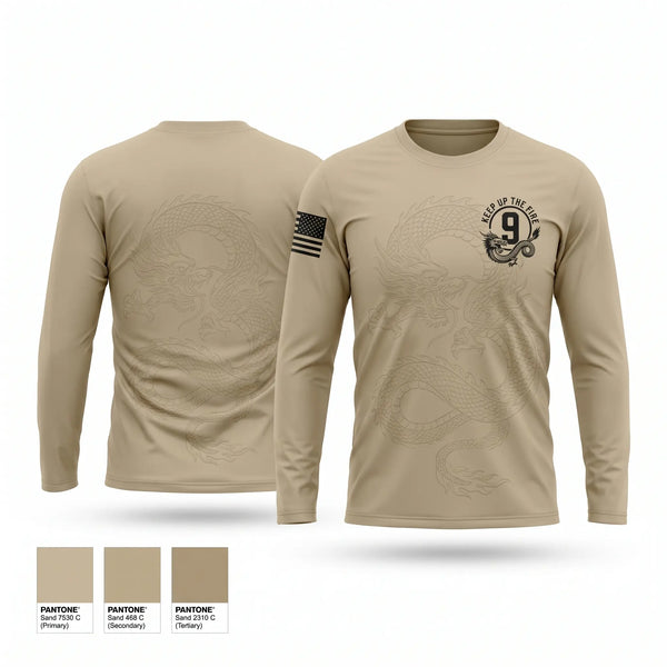 Long Sleeve Performance Shirt, 4th Battalion 9th Infantry Regiment, Army, Teamtime, Team time, sublimation, custom sports apparel, team uniforms, spirit wear, spiritwear, sports uniforms, custom shirts, team store, custom team store, fundraiser sports, apparel fundraiser