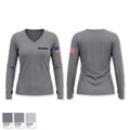 Croatan Women's Long Sleeve V-neck Shirt - 1