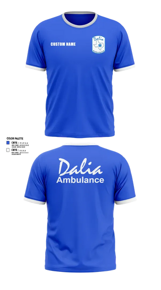 Short Sleeve Performance Shirt, Dalia Ambulance Service, EMS/EMT, Teamtime, Team time, sublimation, custom sports apparel, team uniforms, spirit wear, spiritwear, sports uniforms, custom shirts, team store, custom team store, fundraiser sports, apparel fundraiser