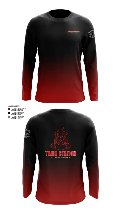 Train Station Fight Club 75441031 Long Sleeve Performance Shirt 2