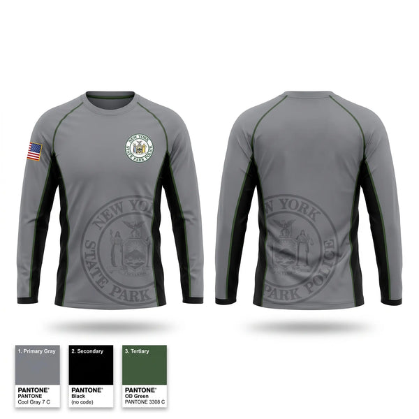 Long Sleeve Performance Shirt, New York State Park Police, Police, Teamtime, Team time, sublimation, custom sports apparel, team uniforms, spirit wear, spiritwear, sports uniforms, custom shirts, team store, custom team store, fundraiser sports, apparel fundraiser