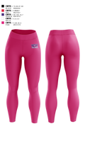 Carolina Track Hawks Womens Leggings - 11