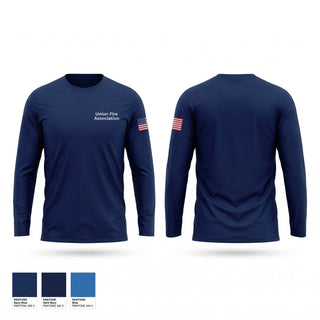 Long Sleeve Performance Shirt, Union Fire Association, Fire Department, Teamtime, Team time, sublimation, custom sports apparel, team uniforms, spirit wear, spiritwear, sports uniforms, custom shirts, team store, custom team store, fundraiser sports, apparel fundraiser