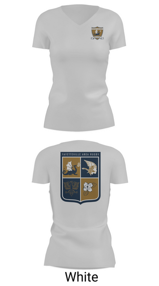 Womens Short Sleeve Vneck Shirt, Fayetteville Area Rugby, Rugby, Teamtime, Team time, sublimation, custom sports apparel, team uniforms, spirit wear, spiritwear, sports uniforms, custom shirts, team store, custom team store, fundraiser sports, apparel fundraiser