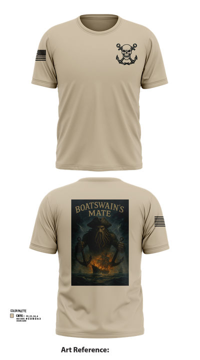 Deck Division 14619391 Short Sleeve Performance Shirt - 101