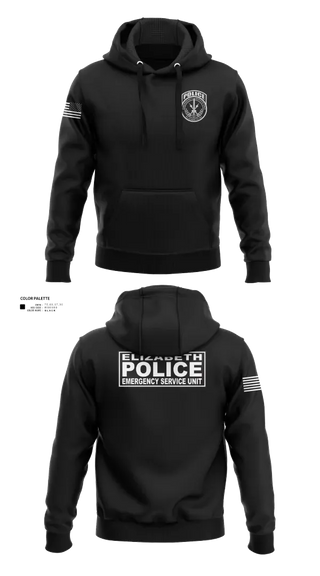 Hoodie, Emergency Service Unit, Police, Teamtime, Team time, sublimation, custom sports apparel, team uniforms, spirit wear, spiritwear, sports uniforms, custom shirts, team store, custom team store, fundraiser sports, apparel fundraiser